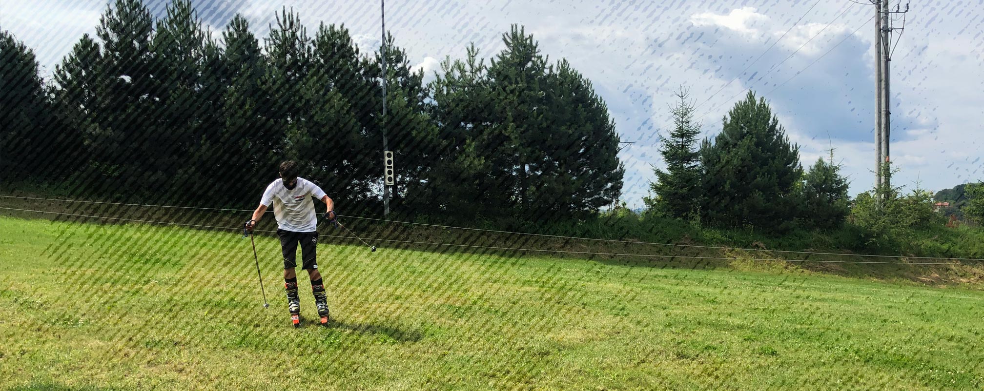 technika jizdy na travnich lyzich